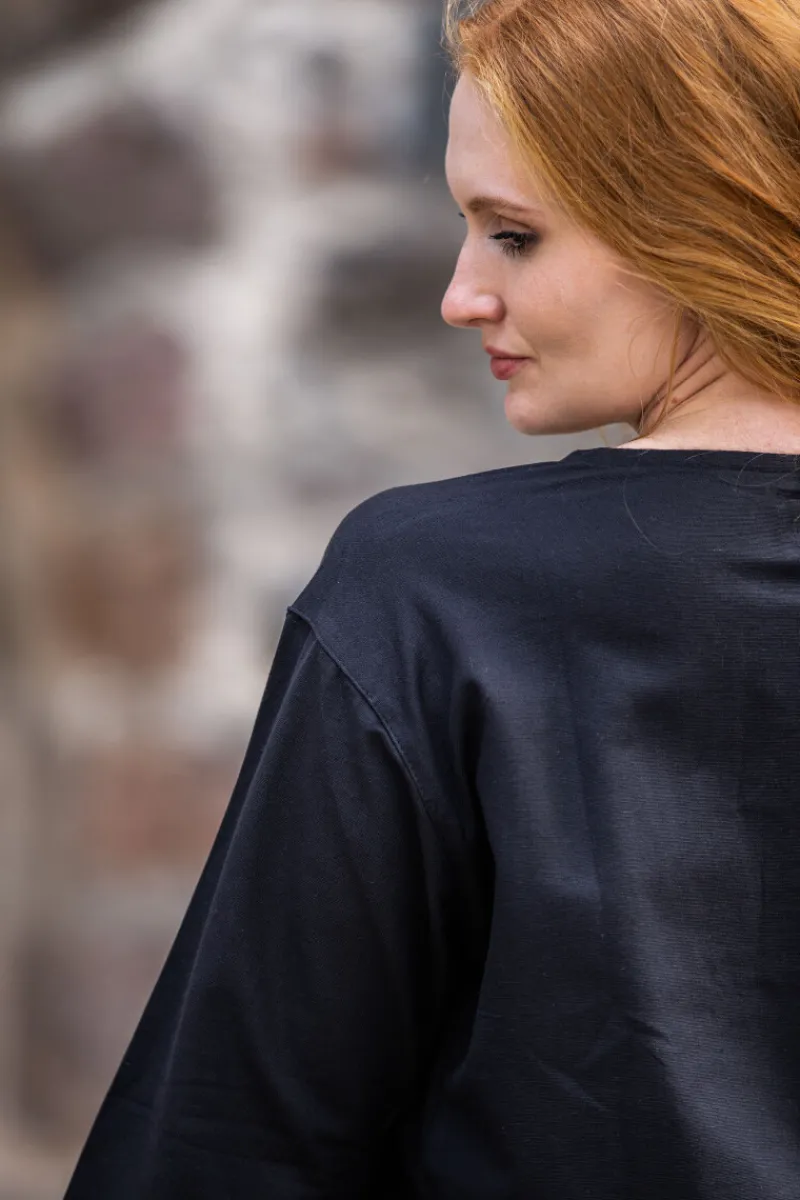 New Leonardo Carbone Mittelalter Bluse "Tilda" Schwarz