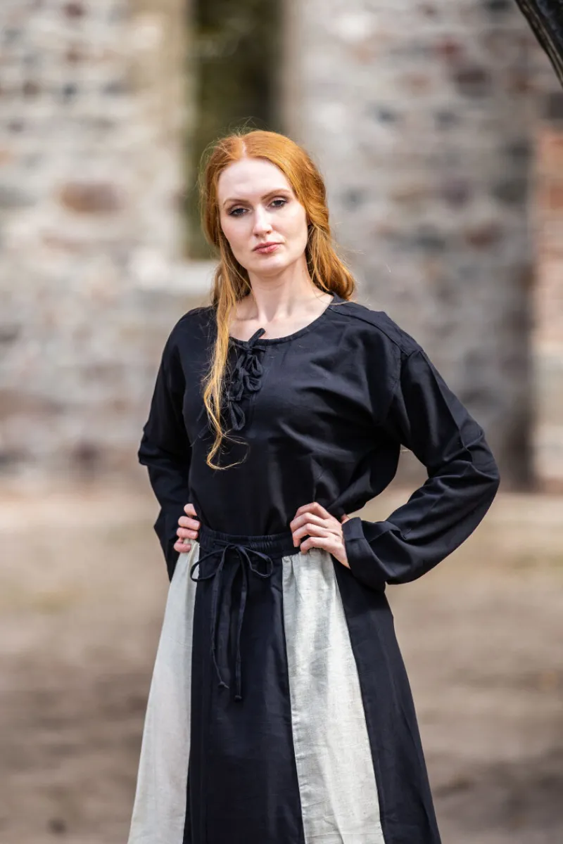 New Leonardo Carbone Mittelalter Bluse "Tilda" Schwarz