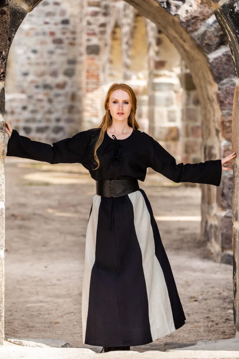 New Leonardo Carbone Mittelalter Bluse "Tilda" Schwarz