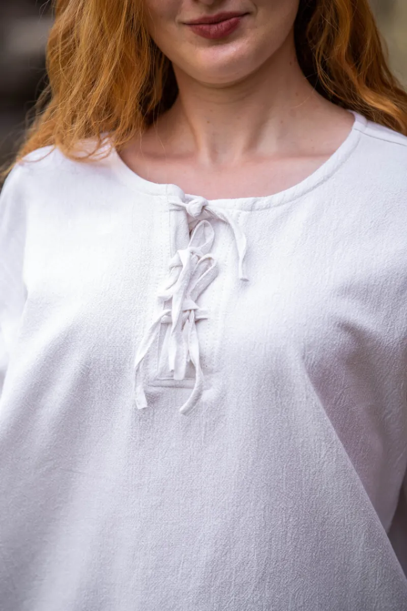 Online Leonardo Carbone Mittelalter Bluse "Tilda" Weiß