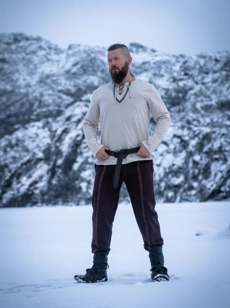 Online Leonardo Carbone Mittelalter Hemd "Elfriede" Natur