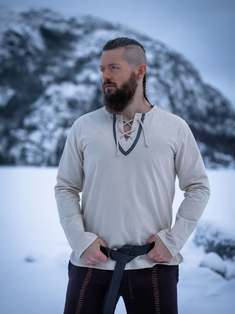 Online Leonardo Carbone Mittelalter Hemd "Elfriede" Natur