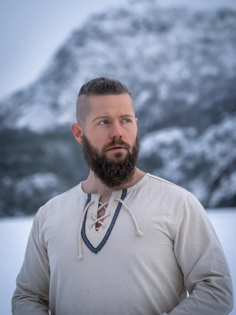Online Leonardo Carbone Mittelalter Hemd "Elfriede" Natur