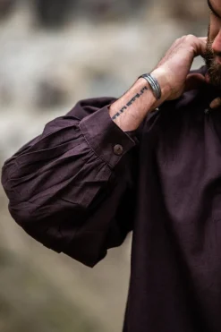Fashion Leonardo Carbone Mittelalter Hemd 