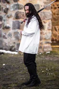 Fashion Leonardo Carbone Mittelalter Hemd 