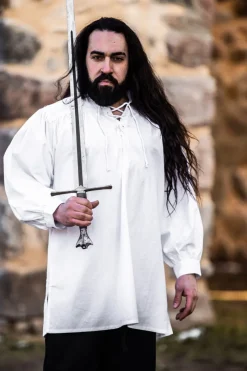 Fashion Leonardo Carbone Mittelalter Hemd 