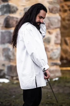 Fashion Leonardo Carbone Mittelalter Hemd 