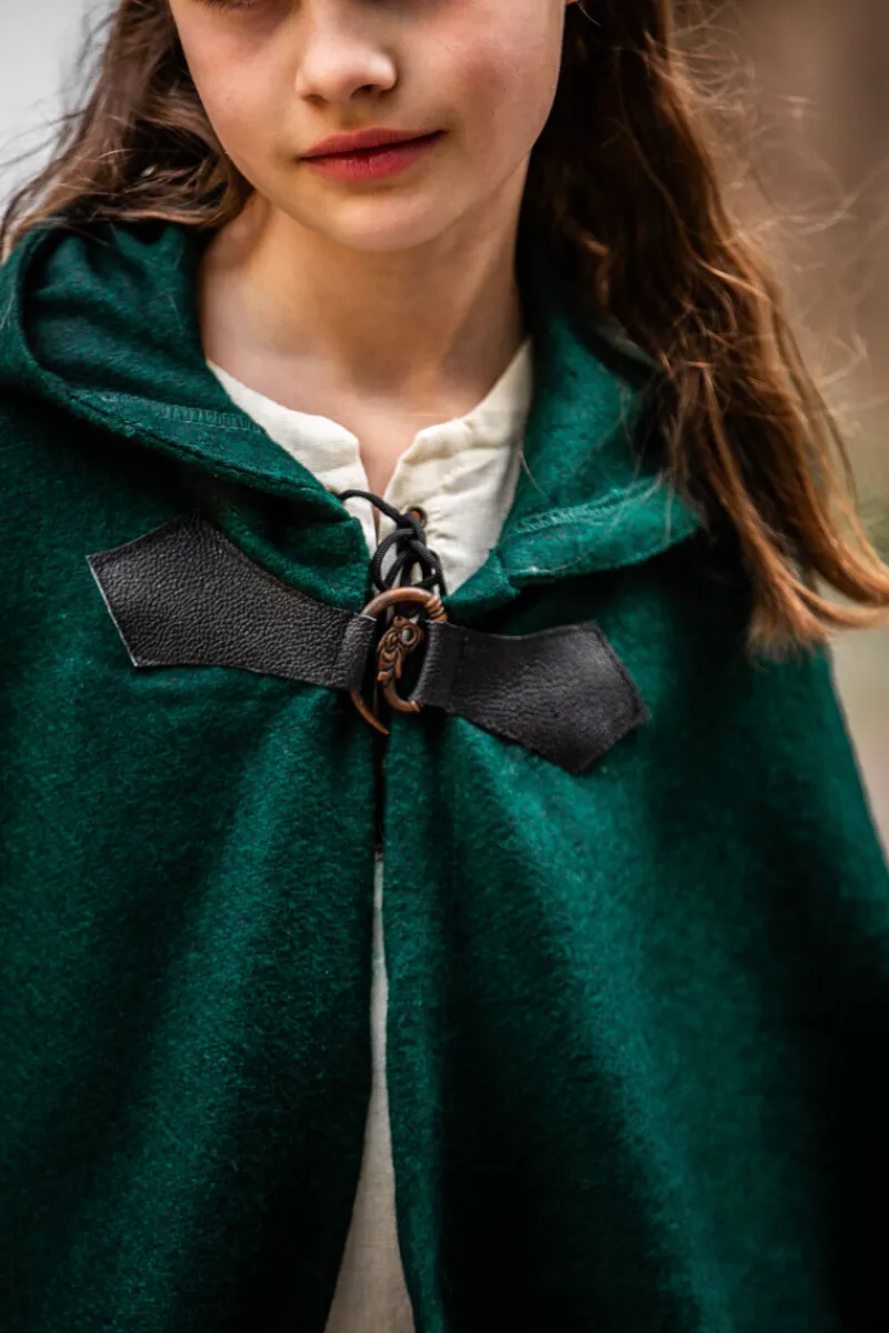 Cheap Leonardo Carbone Mittelalter Kinder Umhang "Agnes" Grün