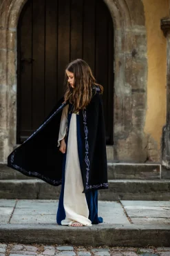 Outlet Leonardo Carbone Mittelalter Kinderumhang "Walburga" Schwarz