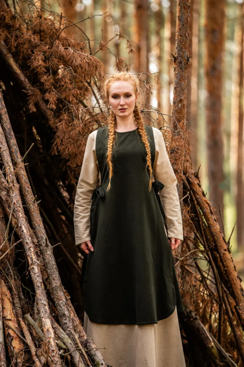 Clearance Leonardo Carbone Mittelalter-Überkleid "Magdalena" Grün