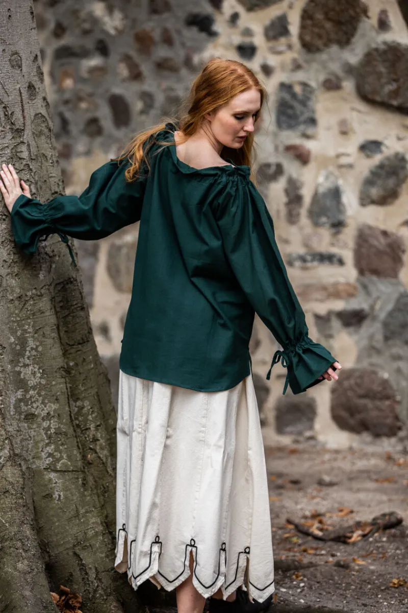 Flash Sale Leonardo Carbone Mittelalterbluse "Morgan" Grün