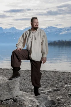 Shop Leonardo Carbone Mittelalter-Bundhose "Gerold" Dunkelbraun