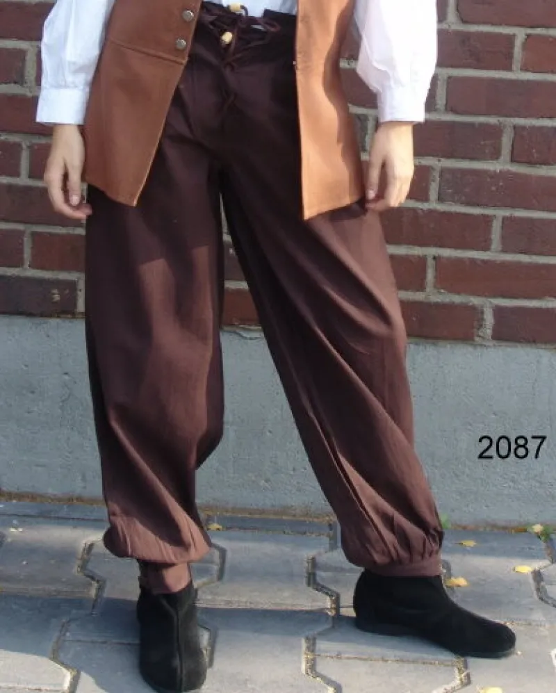 Shop Leonardo Carbone Mittelalter-Bundhose "Gerold" Dunkelbraun