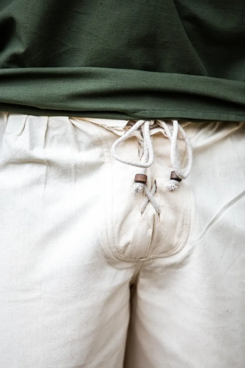 Fashion Leonardo Carbone Mittelalter-Bundhose "Gerold" Natur