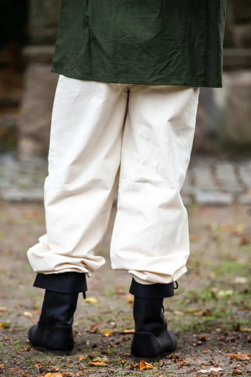 Fashion Leonardo Carbone Mittelalter-Bundhose "Gerold" Natur