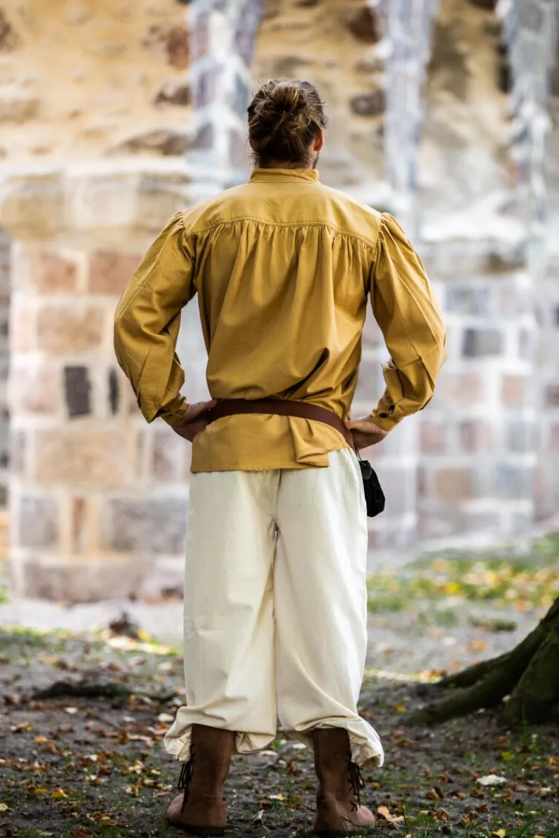 Fashion Leonardo Carbone Mittelalter-Bundhose "Gerold" Natur