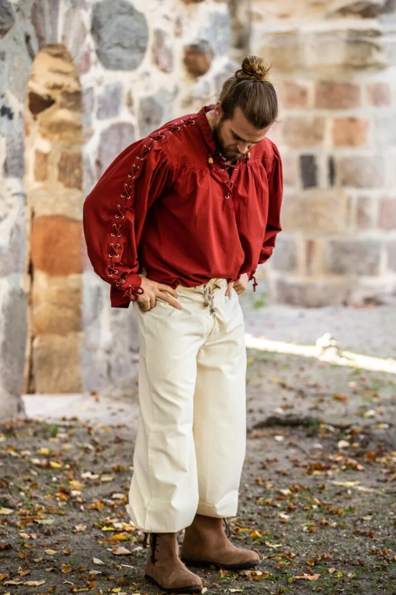 Fashion Leonardo Carbone Mittelalter-Bundhose "Gerold" Natur
