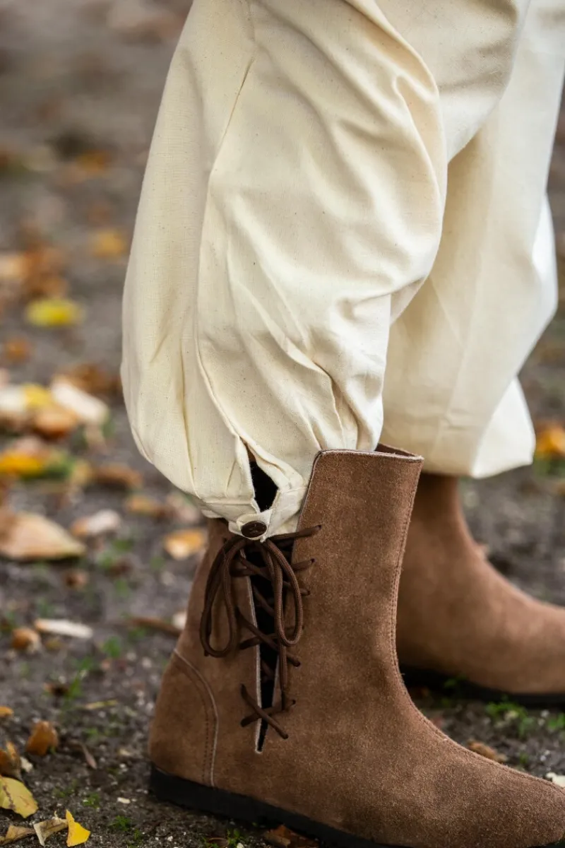 Fashion Leonardo Carbone Mittelalter-Bundhose "Gerold" Natur