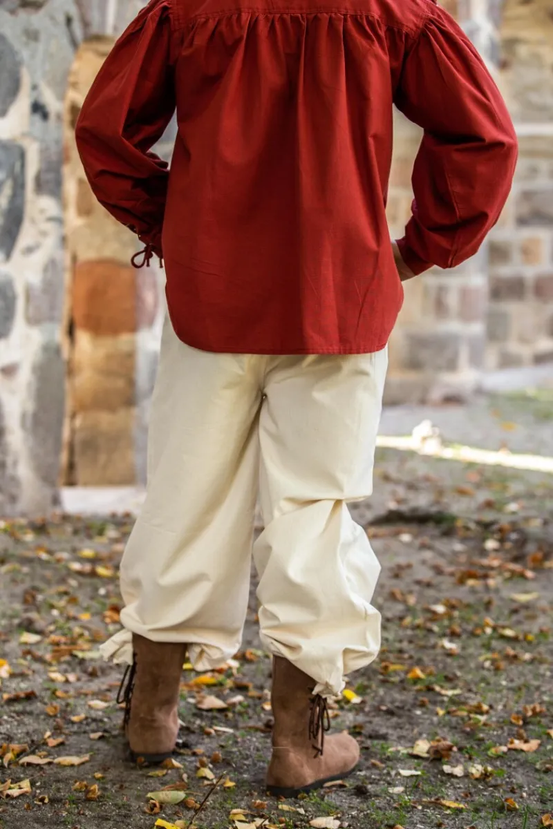 Fashion Leonardo Carbone Mittelalter-Bundhose "Gerold" Natur
