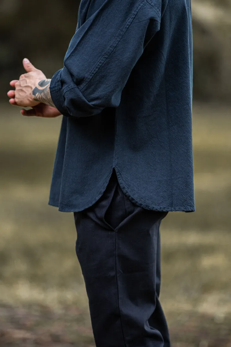 Shop Leonardo Carbone Mittelalterhemd "Ansbert" Blau