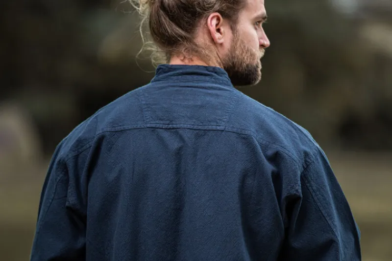 Shop Leonardo Carbone Mittelalterhemd "Ansbert" Blau