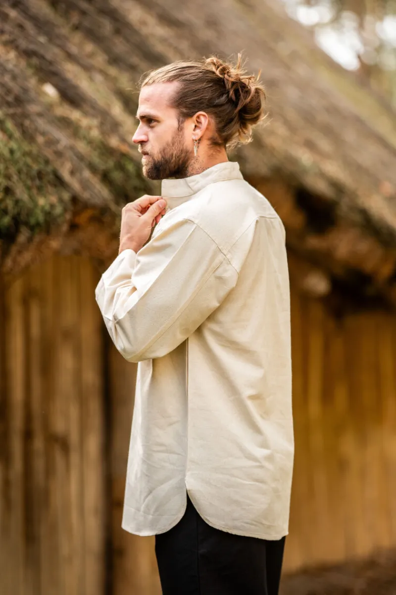 Sale Leonardo Carbone Mittelalterhemd "Ansbert" Natur