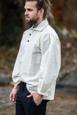 Cheap Leonardo Carbone Mittelalterhemd 