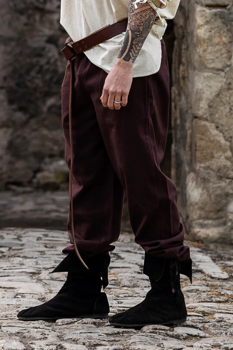 Cheap Leonardo Carbone Mittelalterhose "Arvo" Dunkelbraun