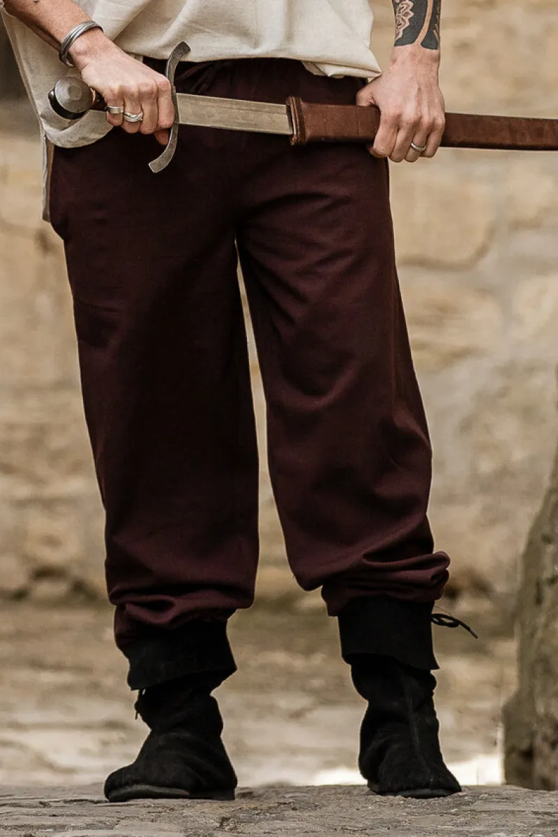 Cheap Leonardo Carbone Mittelalterhose "Arvo" Dunkelbraun