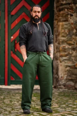 Fashion Leonardo Carbone Mittelalterhose "Dirk" Grün