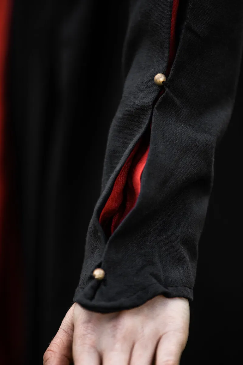 New Leonardo Carbone Mittelalterkleid "Medusa" Schwarz/Rot