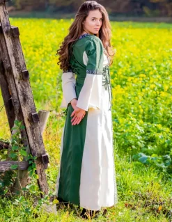 Cheap Leonardo Carbone Mittelalterkleid mit Bordüre 
