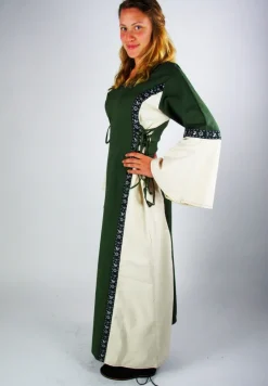 Cheap Leonardo Carbone Mittelalterkleid mit Bordüre 