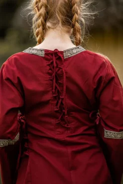 Store Leonardo Carbone Mittelalterkleid mit Bordüre