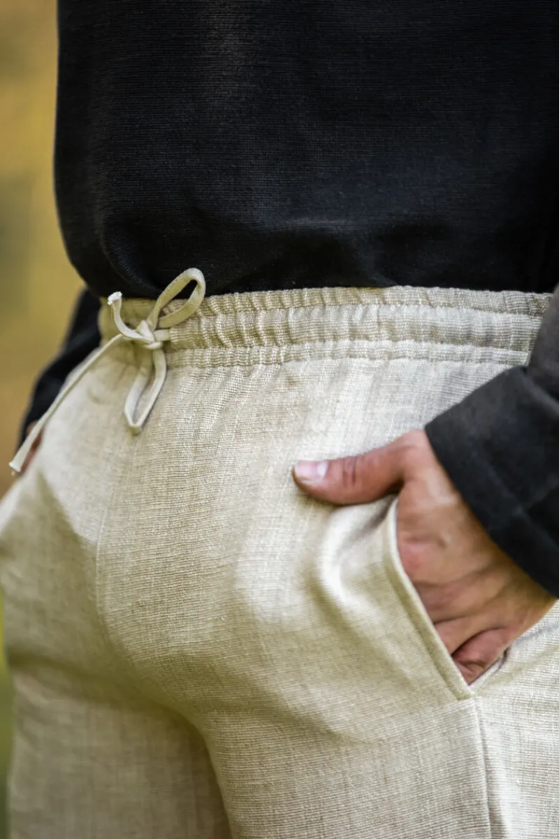 Outlet Leonardo Carbone Mittelalter-Kniebundhose "Veli" farben Hanf
