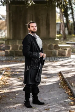 Fashion Leonardo Carbone Piraten-Gehrock "Edward" Schwarz