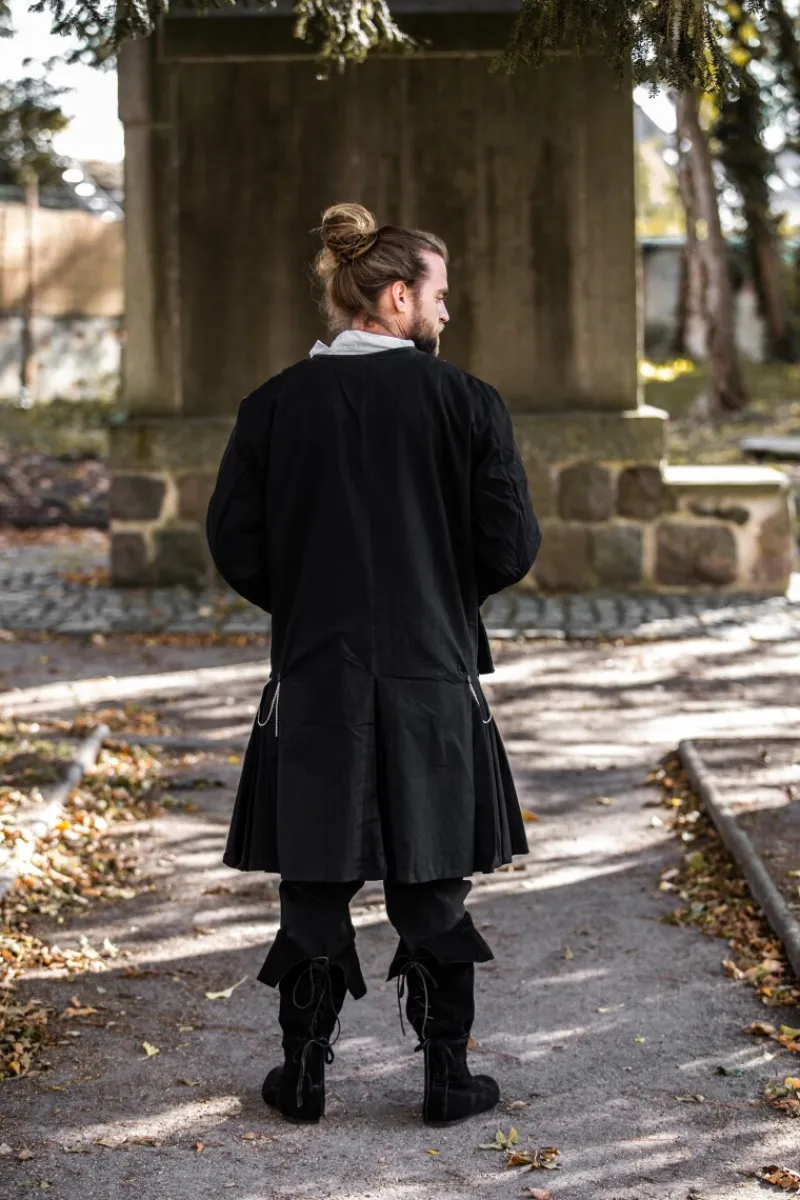 Fashion Leonardo Carbone Piraten-Gehrock "Edward" Schwarz