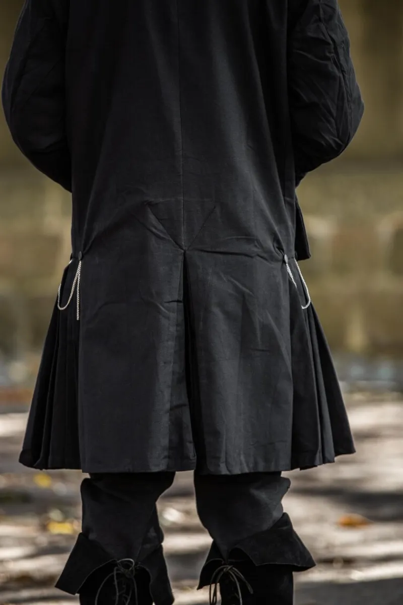 Fashion Leonardo Carbone Piraten-Gehrock "Edward" Schwarz