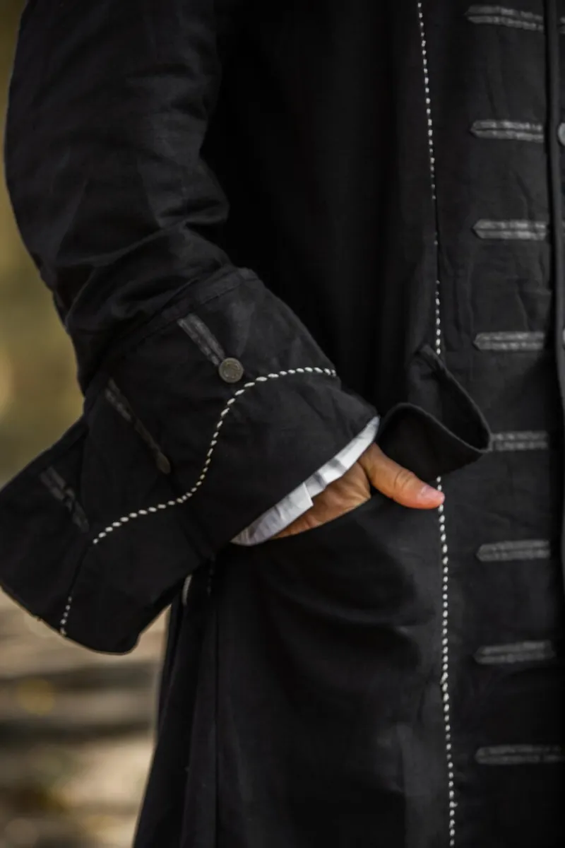 Fashion Leonardo Carbone Piraten-Gehrock "Edward" Schwarz