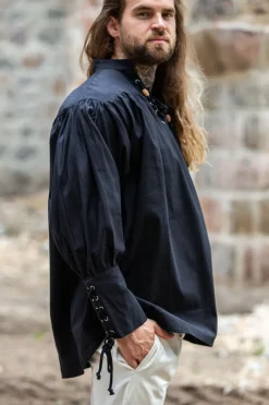 Hot Leonardo Carbone Piratenhemd