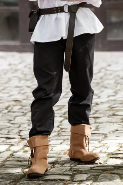 Clearance Leonardo Carbone Ringgürtel aus Leder mit keltischem Muster