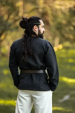 Clearance Leonardo Carbone Ringgürtel aus robustem Leder 