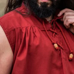 Flash Sale Leonardo Carbone Ärmelloses Stehkragen-Schnürhemd 