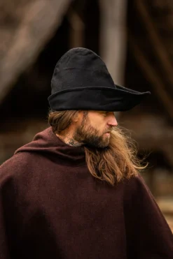 Shop Leonardo Carbone Robin Hood-Hut Schwarz