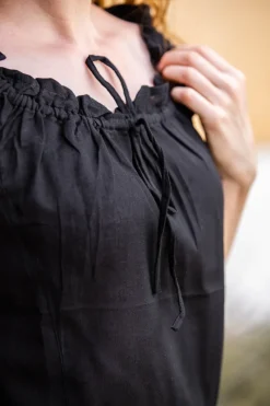 Best Sale Leonardo Carbone Sommerbluse mit Rüsche