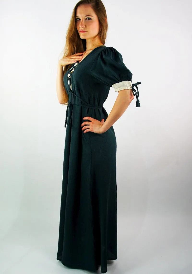 Cheap Leonardo Carbone Sommerkleid "Denise" Grün/Natur