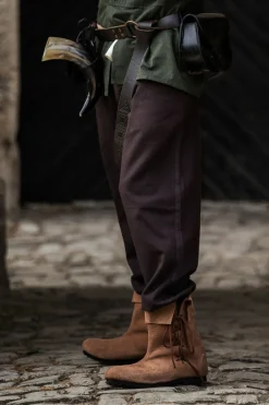 Discount Leonardo Carbone Stulpenstiefel aus Wildleder 