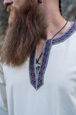 Store Leonardo Carbone Tunika mit Bordüre 