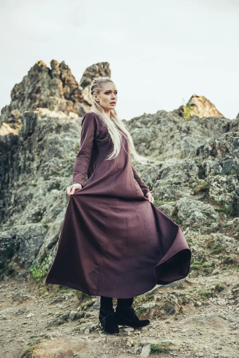 Hot Leonardo Carbone Unterkleid "Lina" Dunkelbraun