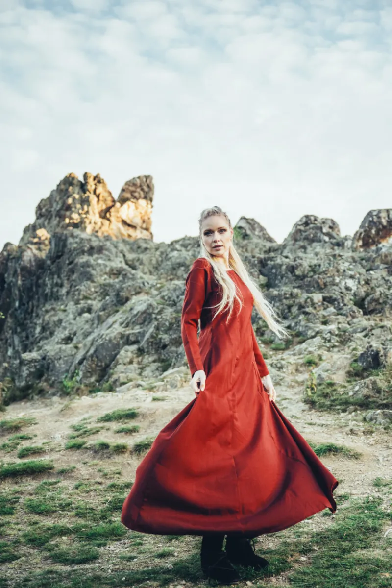 Shop Leonardo Carbone Unterkleid "Lina" Rot